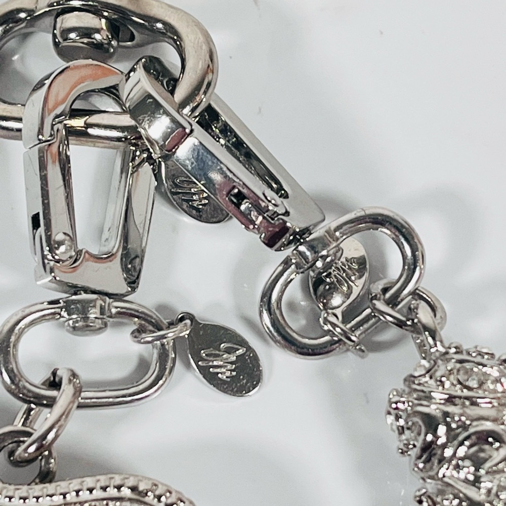 Joy Mangano Silver Bag Charm Keychain Accessory - Picture 7 of 11